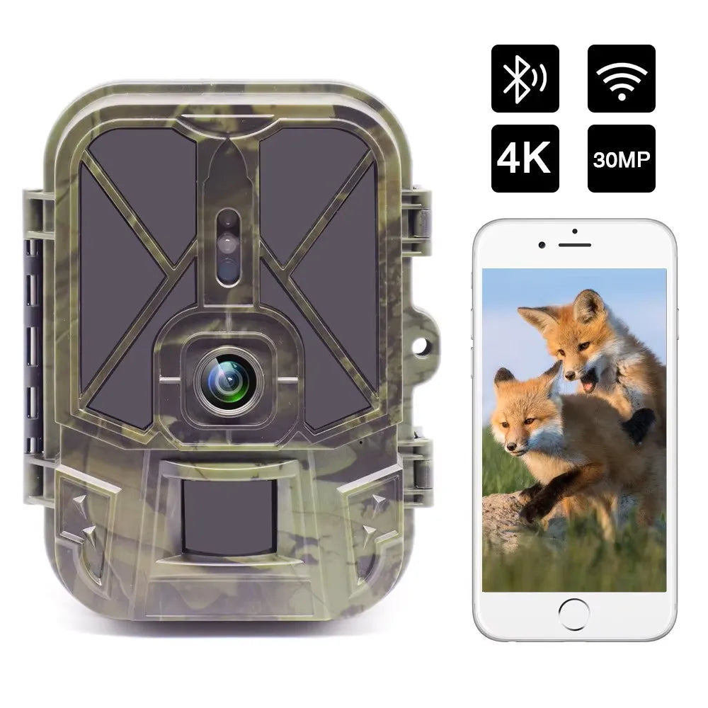 Câmara de Caça e Vigilância 4K Suntekcam WIFI940PRO-LI — Bateria 8000mAh, 30MP e Controlo por Wi-Fi/App